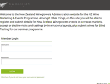 Tablet Screenshot of nzwinemarketing.com